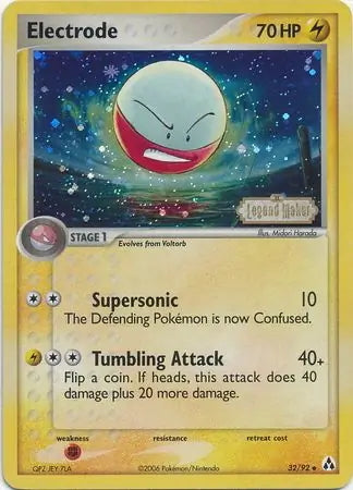 EX Legend Maker Electrode #32/92 reverse holo